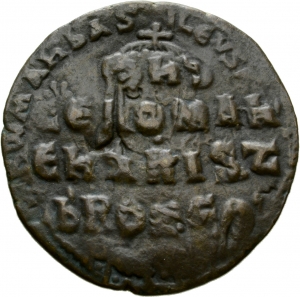 Byzanz: Constantinus VII. Porphyrogenithus mit Romanos II.